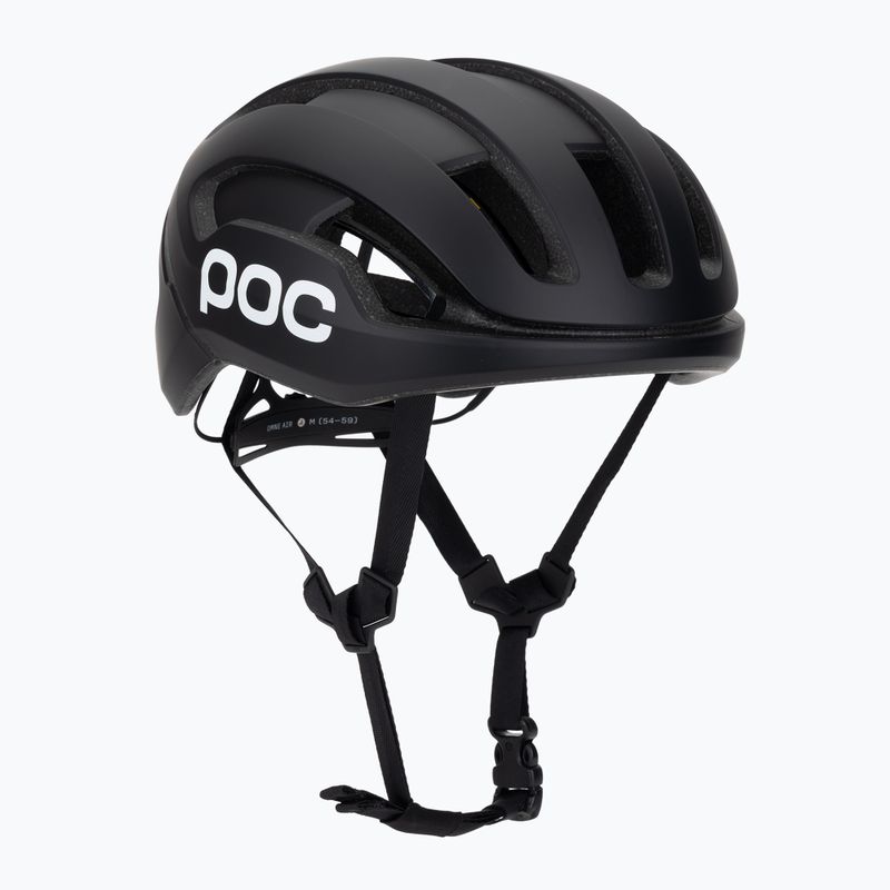 Kask rowerowy POC Omne Air MIPS uranium black matt/hydrogen white w. logo