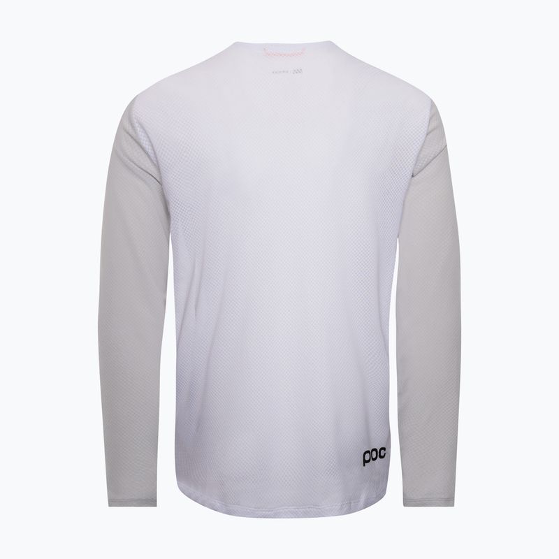 Longsleeve rowerowa męska POC Motion Air Jersey hydrogen white 2