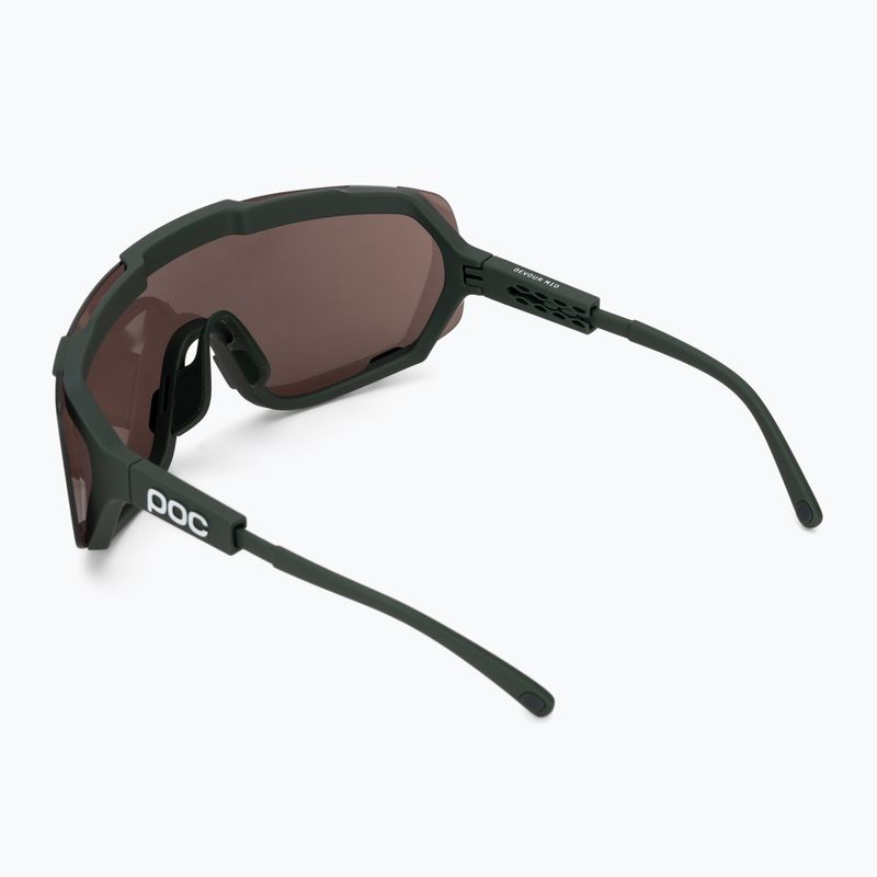 Okulary przeciwsłoneczne POC Devour Mid pargasite green/clarity road/sunny silver 2
