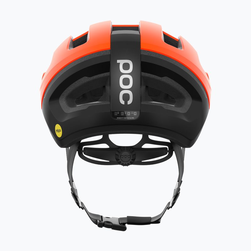 Kask rowerowy POC Omne Beacon MIPS fluorescent orange matt/uranium black matt 4