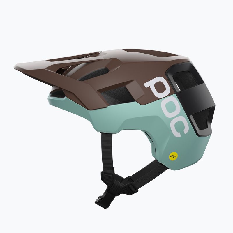 Kask rowerowy POC Kortal Race MIPS bronzite brown matt/lazurite blue matt 2