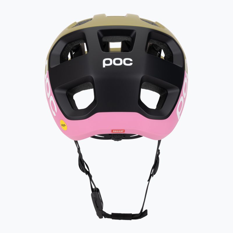 Kask rowerowy POC Cularis olivine green matt/thulite pink matt 4