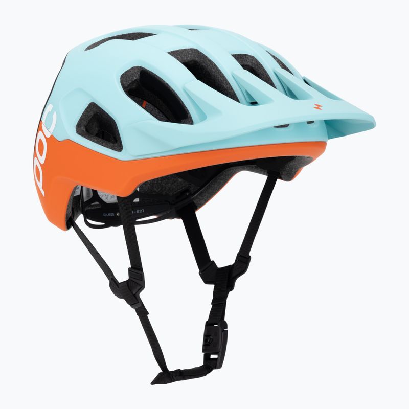 Kask rowerowy POC Cularis indicolite blue matt/carnelian orange matt