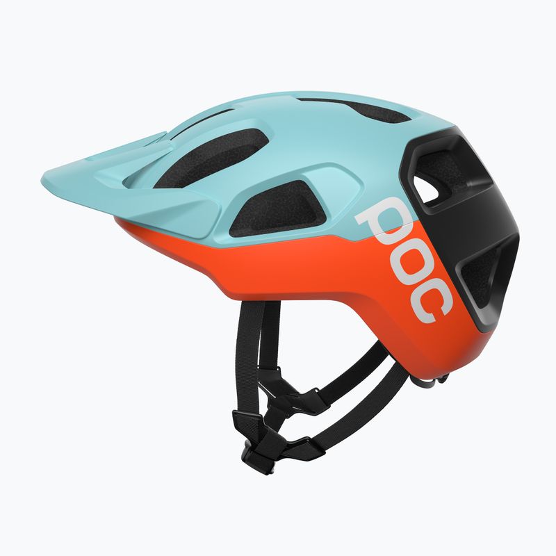 Kask rowerowy POC Cularis indicolite blue matt/carnelian orange matt 2
