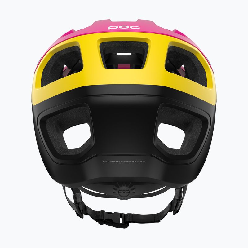 Kask rowerowy POC Cularis Pure rhos red matt/citrine yellow matt 4