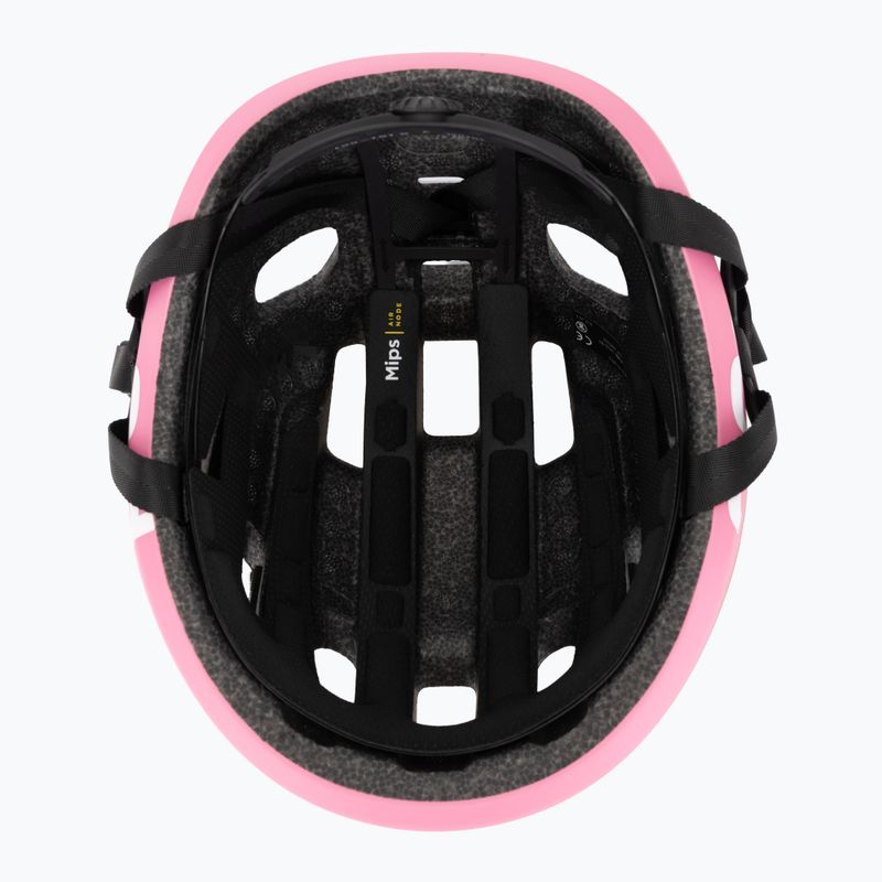 Kask rowerowy POC Amidal olivine green matt/thulite pink matt 5