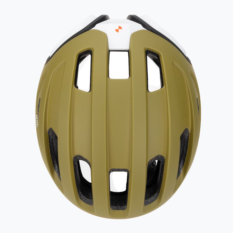 Kask rowerowy POC Amidal olivine green matt/thulite pink matt 6