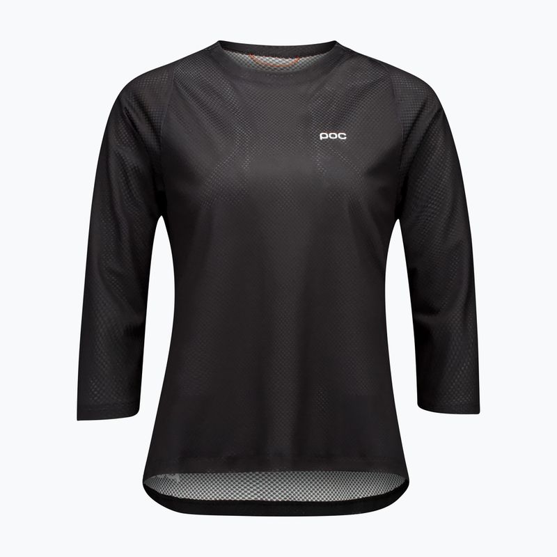 Koszulka rowerowa damska POC Motion Air Jersey 3/4 uranium black 3
