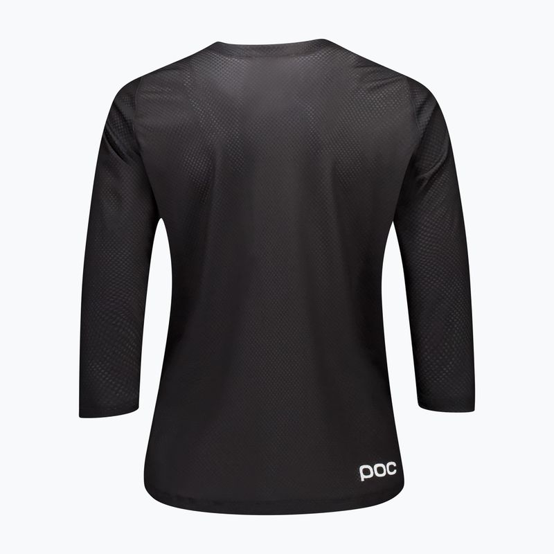 Koszulka rowerowa damska POC Motion Air Jersey 3/4 uranium black 4