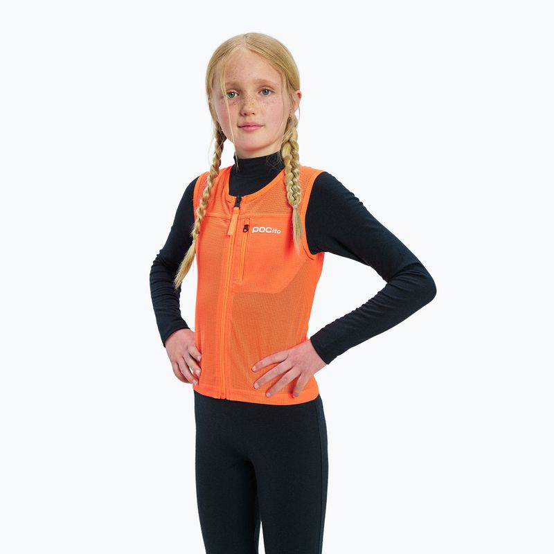 Kamizelka ochronna dziecięca POC Pocito VPD Air Vest Jr fluorescent orange 3