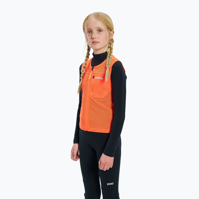 Kamizelka ochronna dziecięca POC Pocito VPD Air Vest Jr fluorescent orange 5