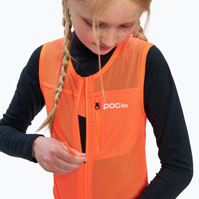 Kamizelka ochronna dziecięca POC Pocito VPD Air Vest Jr fluorescent orange 6