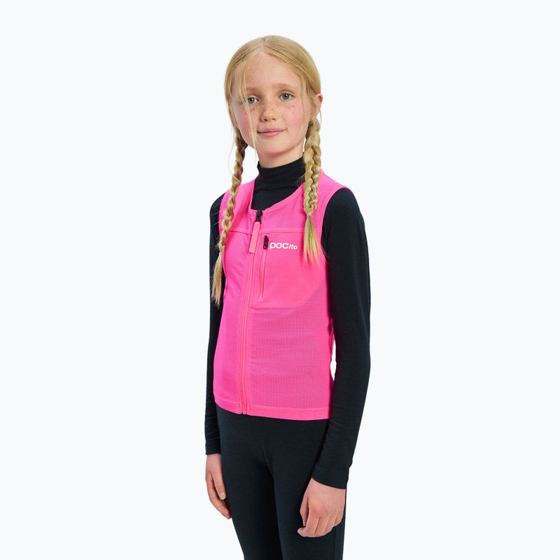 Kamizelka ochronna dziecięca POC Pocito VPD Air Vest Jr fluorescent pink 5