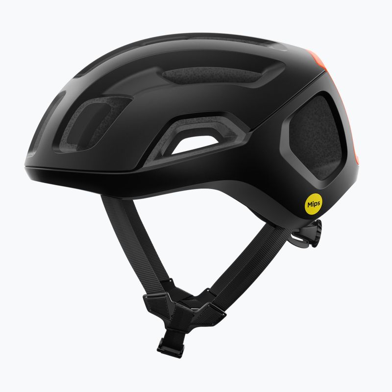Kask rowerowy POC Ventral Air MIPS uranium black matt/fluorescent orange matt 2