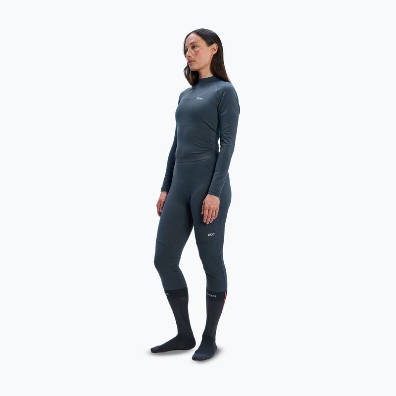 Spodnie termoaktywne damskie POC Layer Merino 3/4 Tights sylvanite grey 2