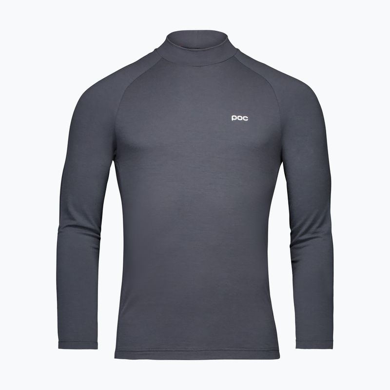 Longsleeve termoaktywny męski POC Layer Merino Mock Neck Jersey sylvanite grey 4
