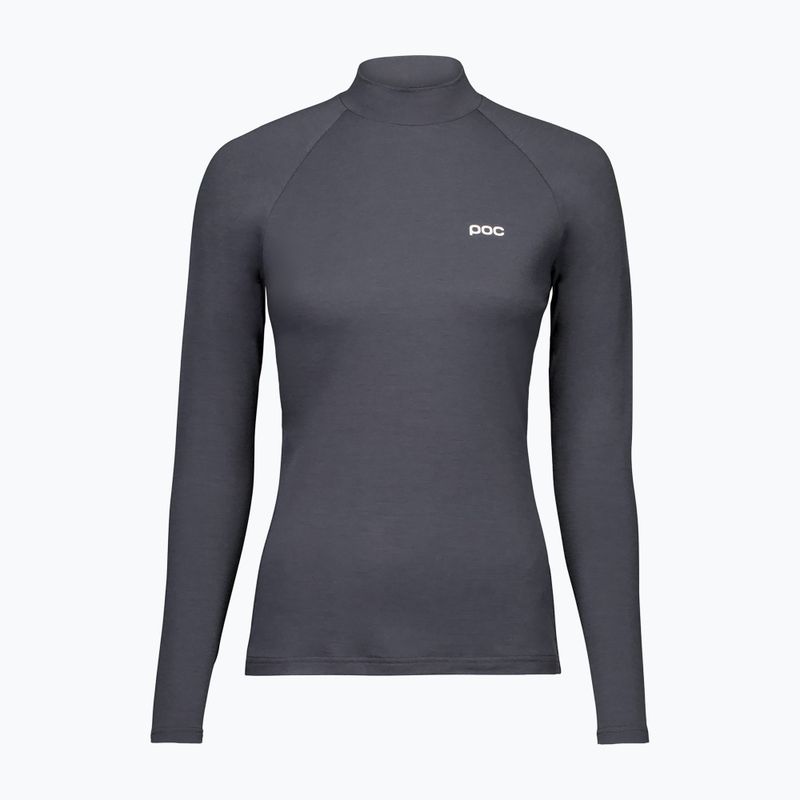 Bluza termoaktywna damska POC Layer Merino Mock Neck Jersey sylvanite grey 3