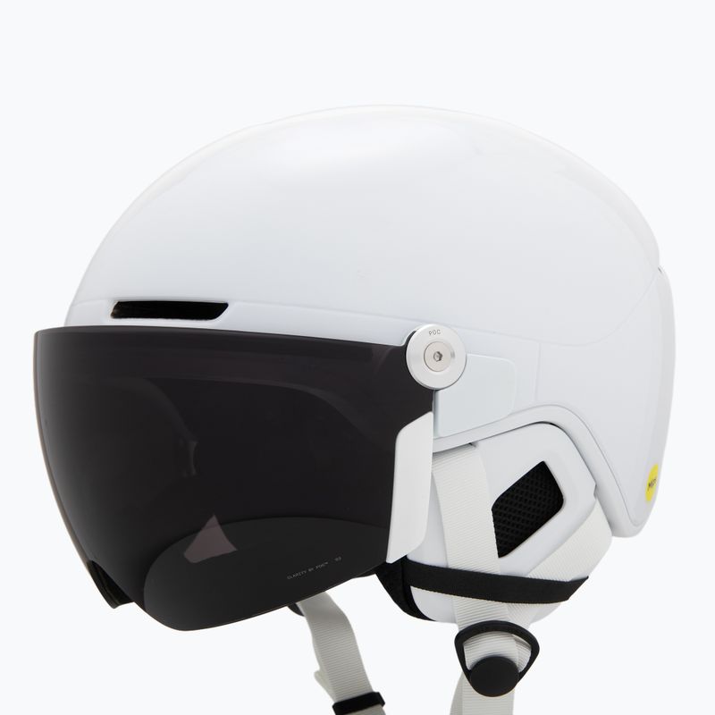 Kask narciarski POC Obex Visor hydrogen white matt/clarity universal/sunny/grey 8