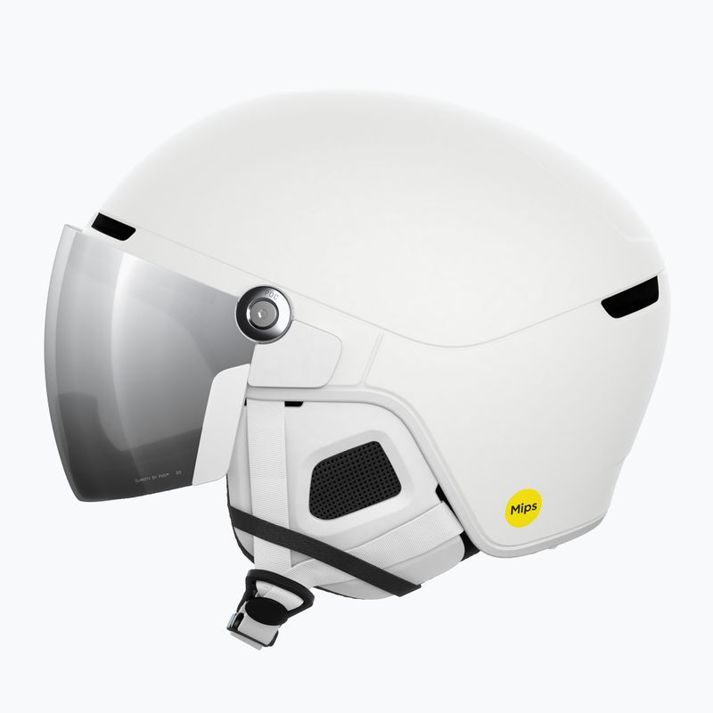Kask narciarski POC Obex Visor Hydrogen white matt/clarity u/partly sunny/silver 2