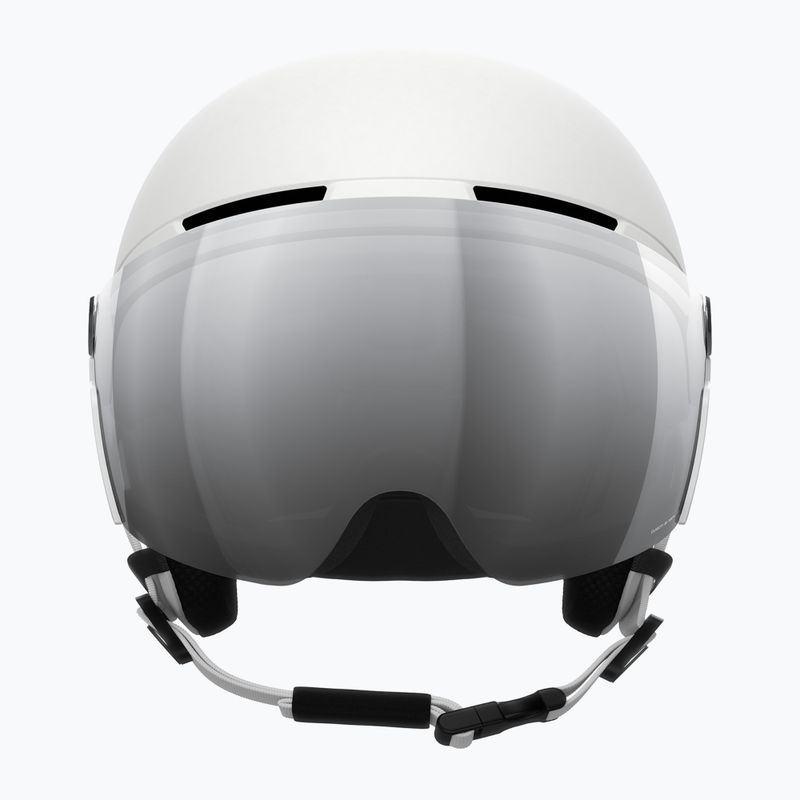Kask narciarski POC Obex Visor Hydrogen white matt/clarity u/partly sunny/silver 3