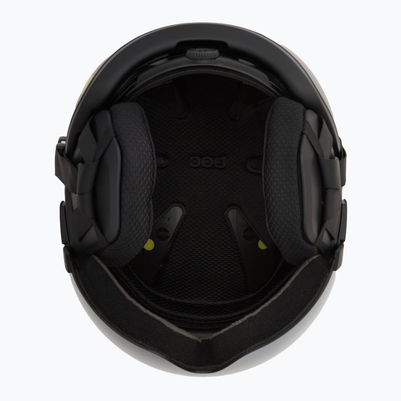 Kask narciarski POC Obex Visor uranium black matt/clarity u/partly sunny/silver 6