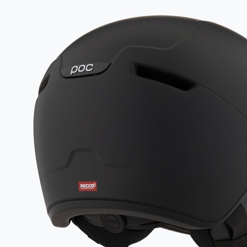Kask narciarski POC Obex Visor uranium black matt/clarity u/partly sunny/silver 8