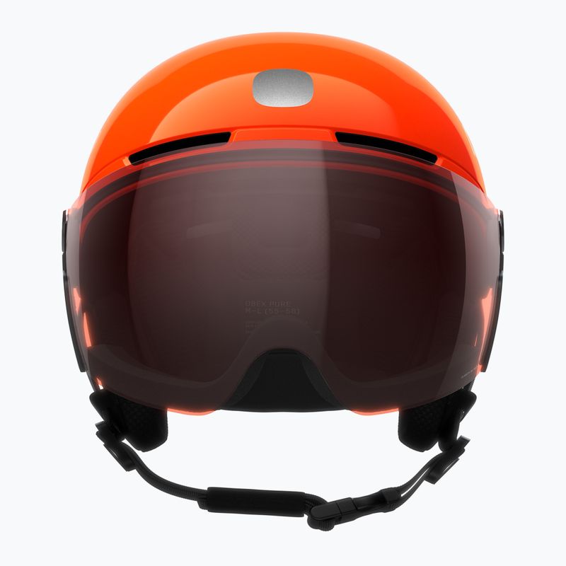 Kask narciarski dziecięcy POC POCito Obex Visor S2 Jr fluorescent orange 3