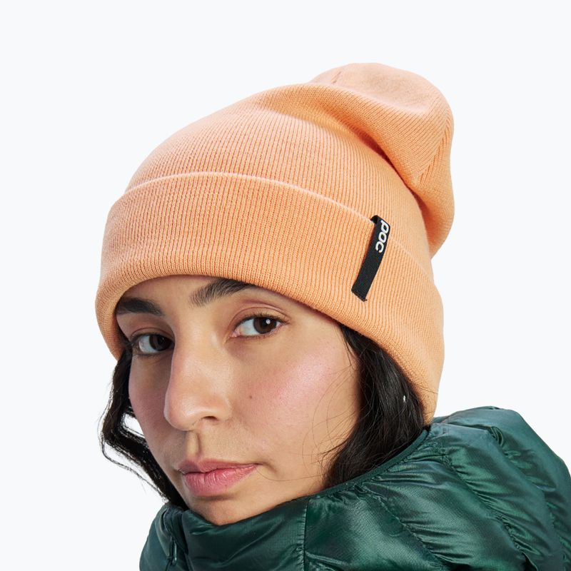 Czapka zimowa POC Beanie Flat apricot sunstone 2