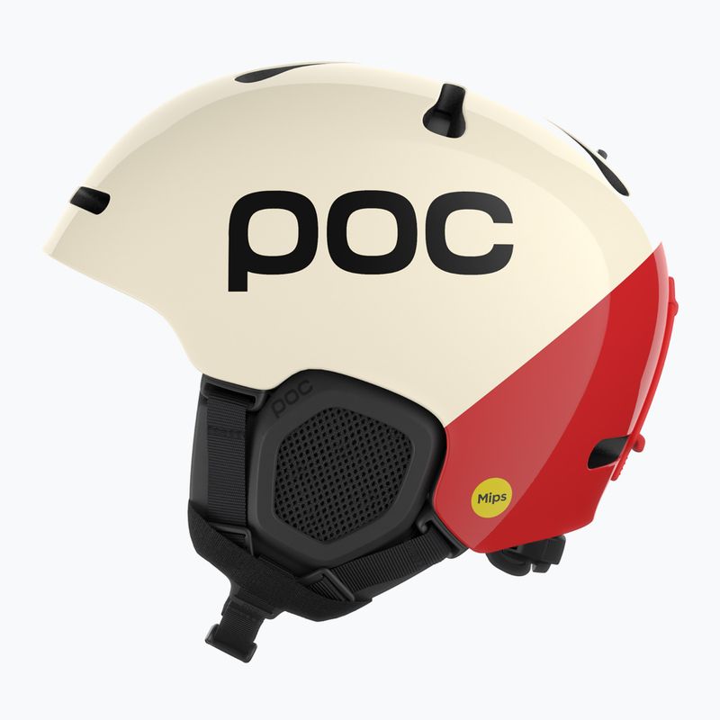 Kask narciarski POC Fornix BC rouge/blanc 2