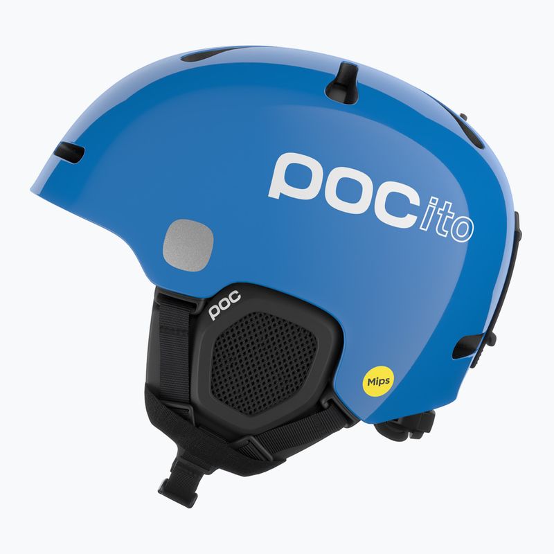 Kask narciarski dziecięcy POC POCito Fornix MIPS  fluorescent blue 2