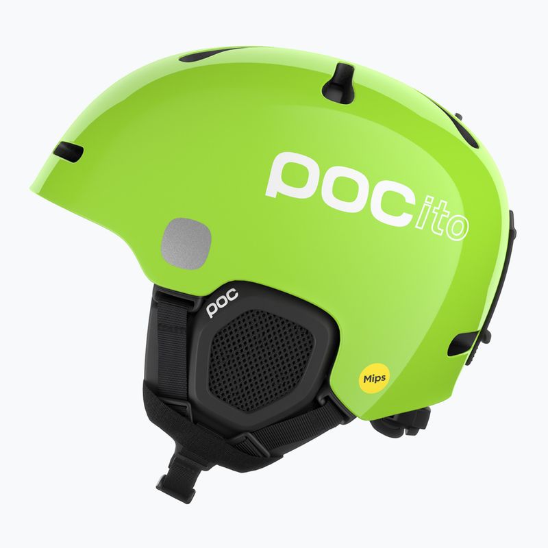 Kask narciarski dziecięcy POC POCito Fornix MIPS fluorescent yellow/green 2
