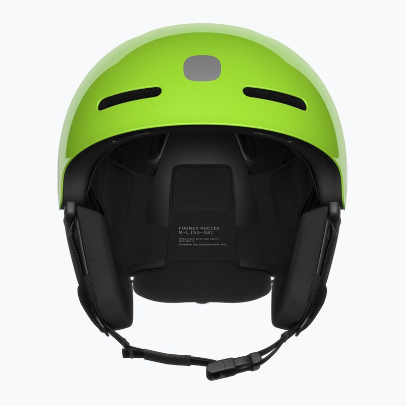 Kask narciarski dziecięcy POC POCito Fornix MIPS fluorescent yellow/green 3