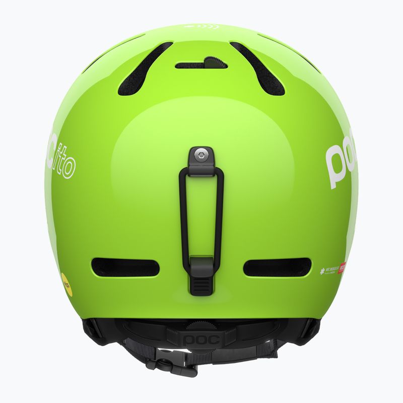 Kask narciarski dziecięcy POC POCito Fornix MIPS fluorescent yellow/green 4