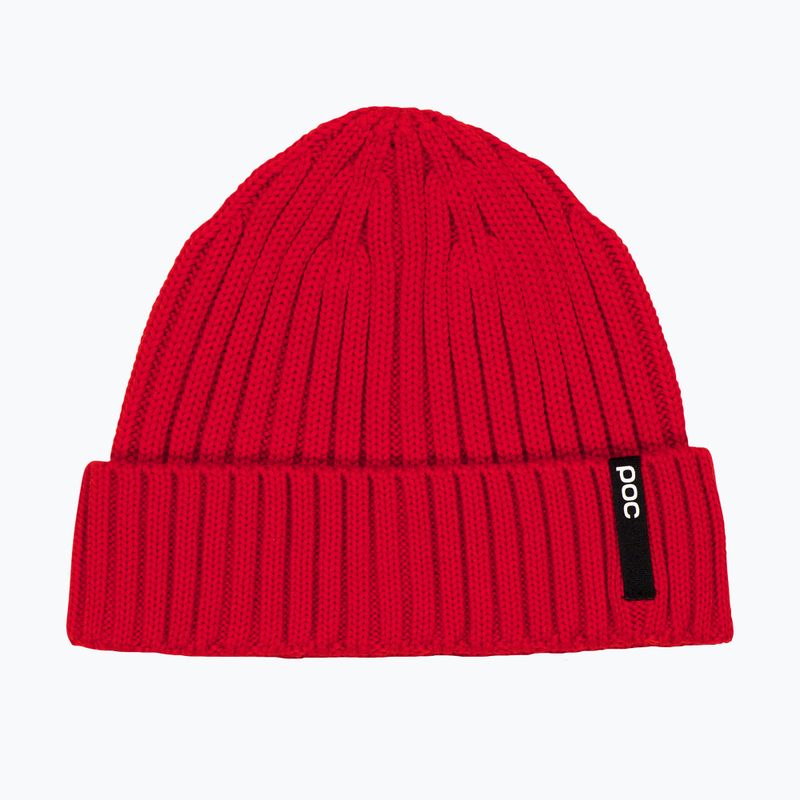 Czapka zimowa POC Beanie Short prismane red