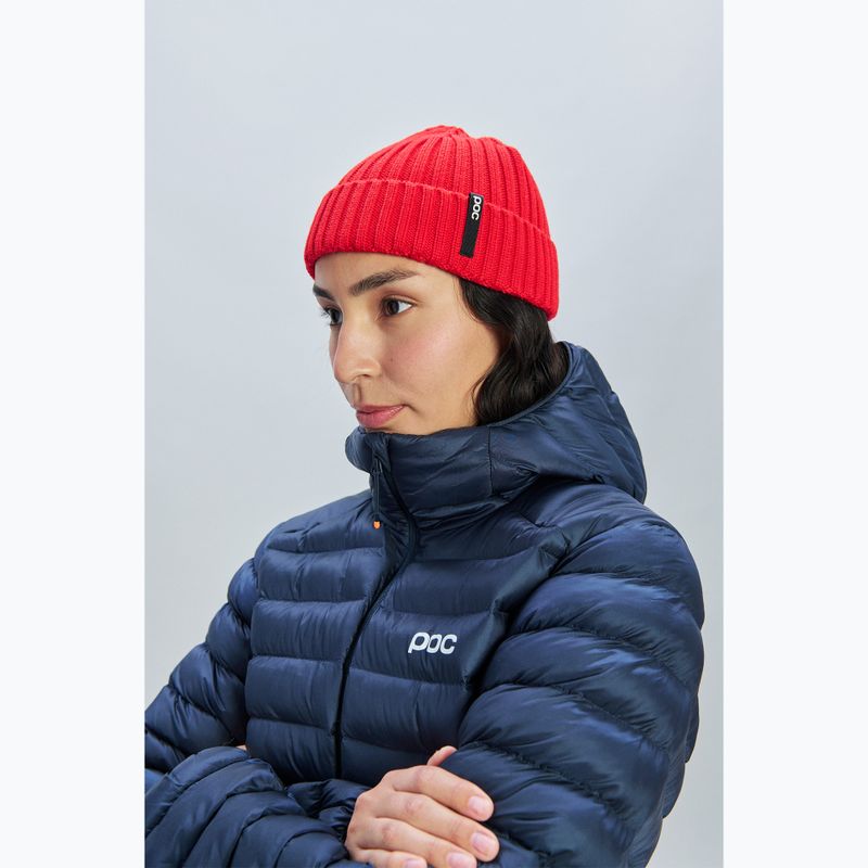 Czapka zimowa POC Beanie Short prismane red 2