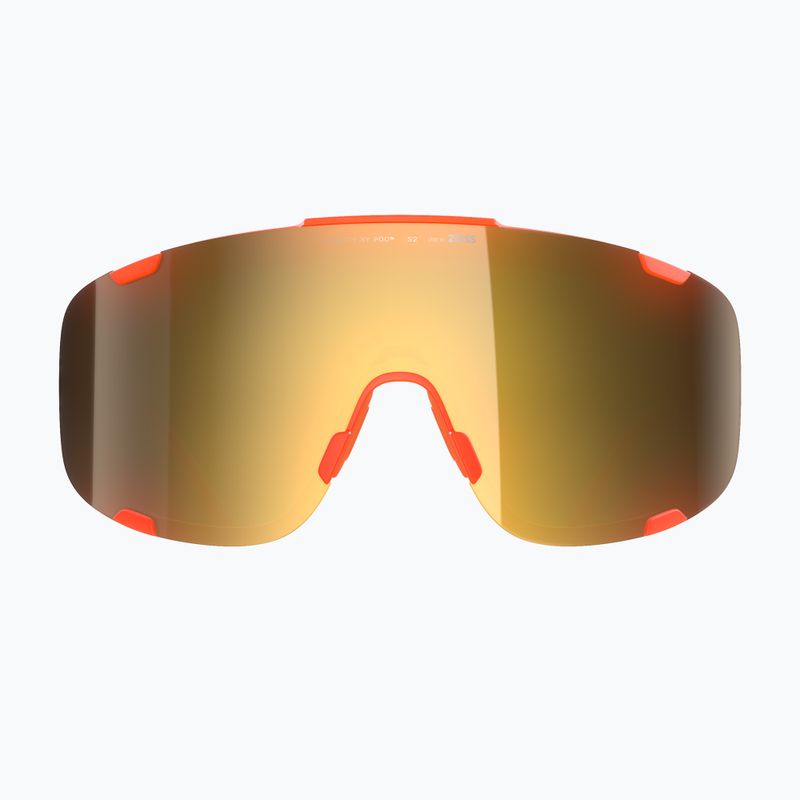 Okulary przeciwsłoneczne POC Devour fl.orange translucent/clarity road/partly sunny gold 2