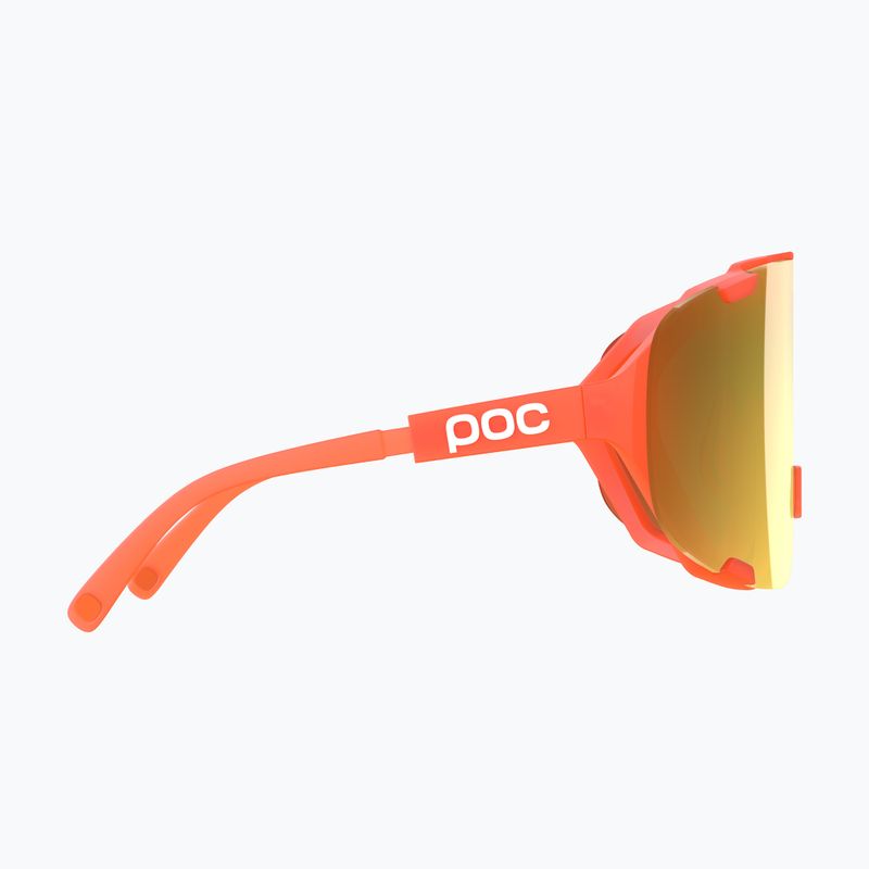 Okulary przeciwsłoneczne POC Devour fl.orange translucent/clarity road/partly sunny gold 4