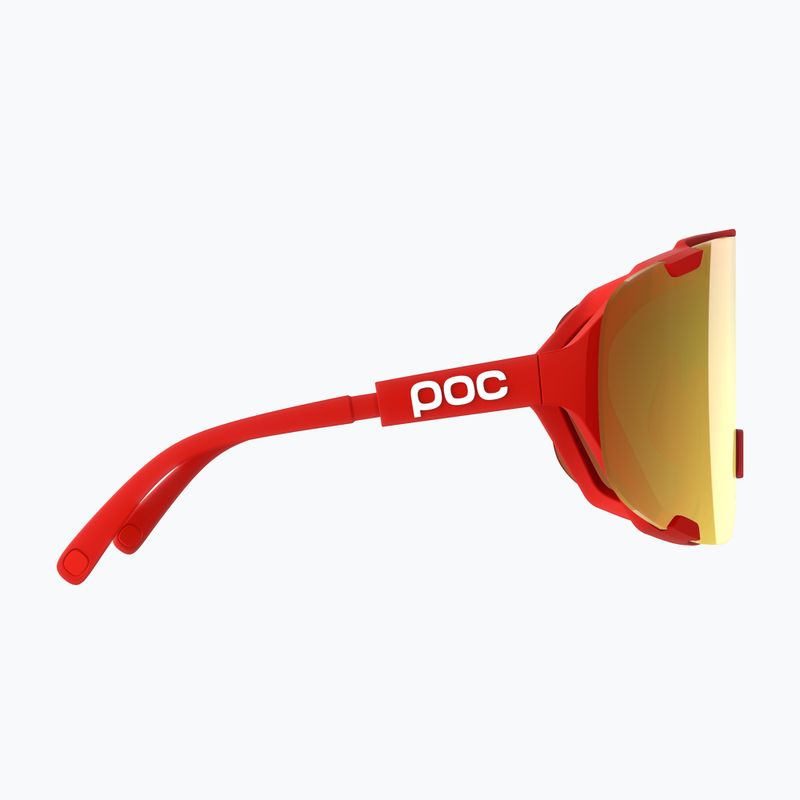 Okulary przeciwsłoneczne POC Devour prismane red/clarity road/partly sunny gold 4