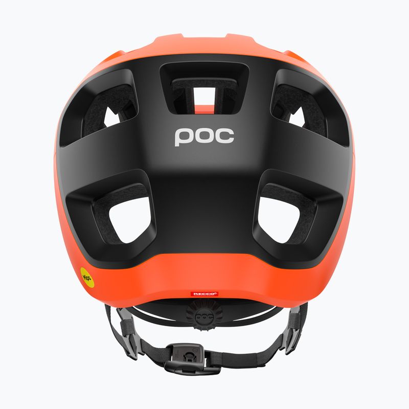 Kask rowerowy POC Cularis fluorescent orange matt/uranium black matt 4
