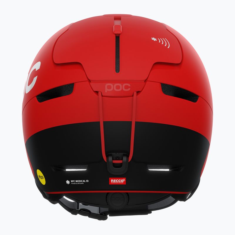 Kask narciarski POC Obex BC MIPS prismane red matt 3