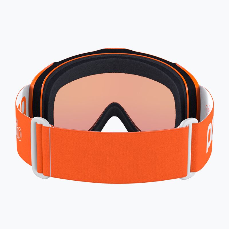 Gogle narciarskie dziecięce POC POCito Iris fluorescent orange/partly sunny light orange 4