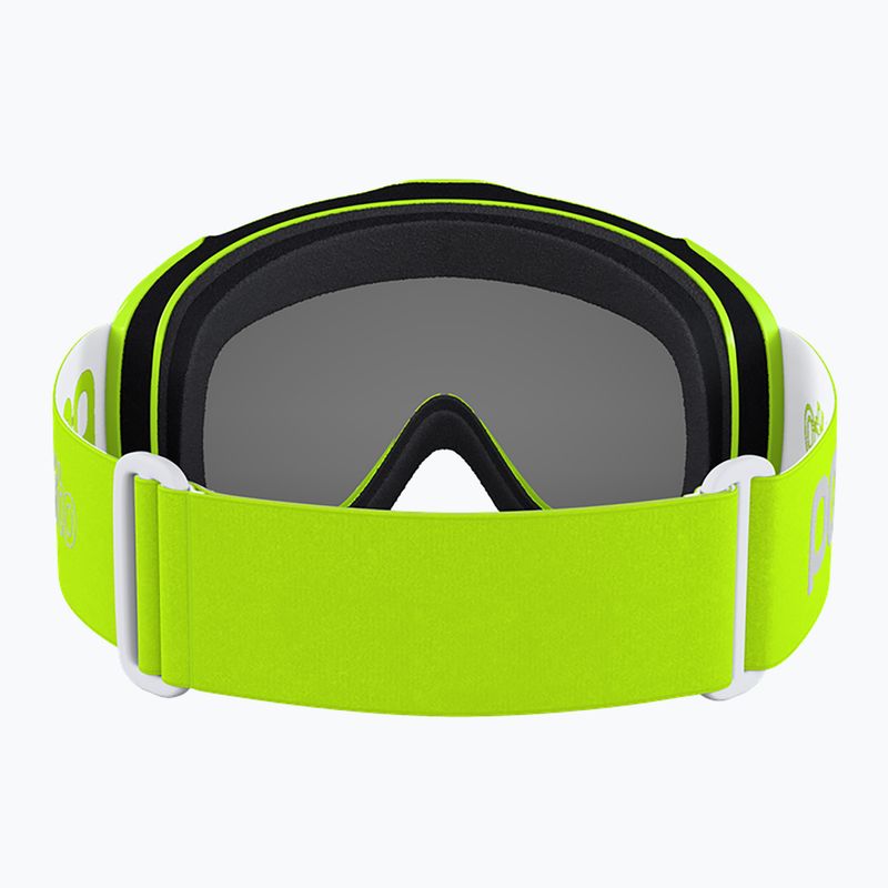 Gogle narciarskie dziecięce POC POCito Iris fluorescent yellow/green/partly sunny silver 4