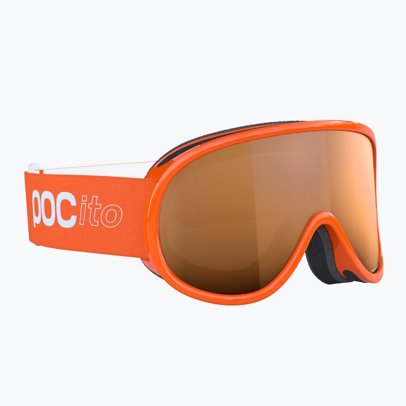 Gogle narciarskie dziecięce POC POCito Retina Jr S2 fluorescent orange/partly sunny light orange
