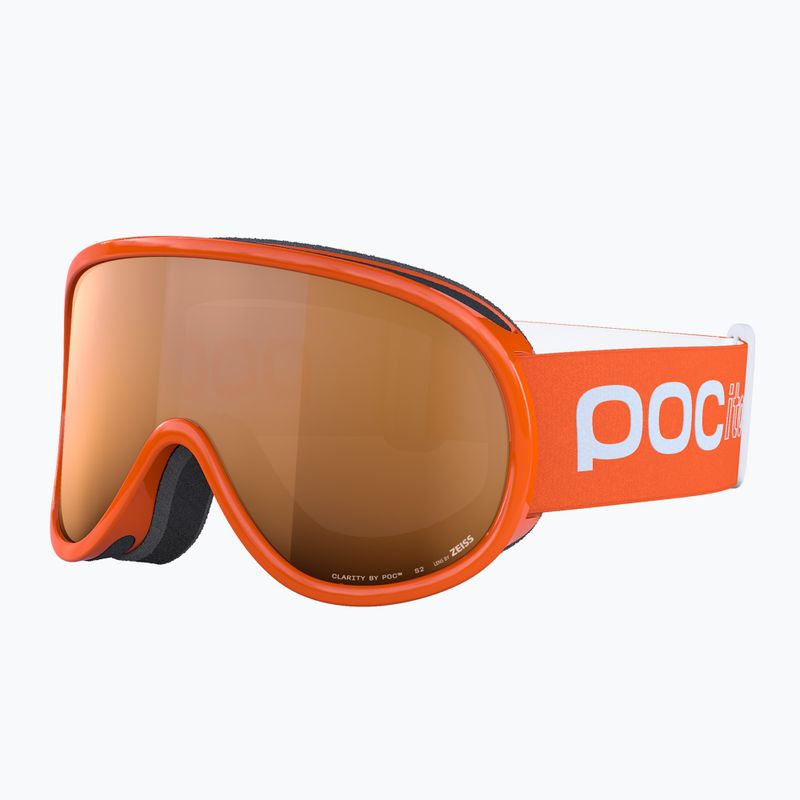 Gogle narciarskie dziecięce POC POCito Retina Jr S2 fluorescent orange/partly sunny light orange 2