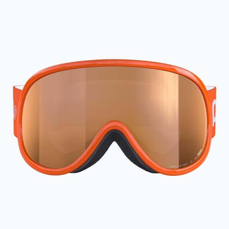 Gogle narciarskie dziecięce POC POCito Retina Jr S2 fluorescent orange/partly sunny light orange 3