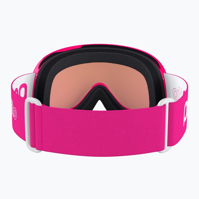 Gogle narciarskie dziecięce POC POCito Retina Jr S2 fluorescent pink/partly sunny light orange 4