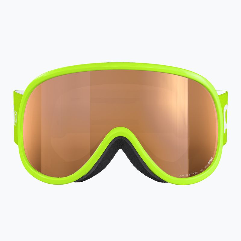 Gogle narciarskie dziecięce POC POCito Retina Jr S2 fluorescent yellow/green/partly sunny light orange 3
