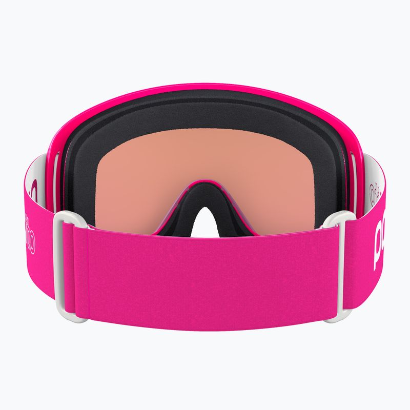 Gogle narciarskie dziecięce POC POCito Opsin fluorescent pink/partly sunny light orange 3