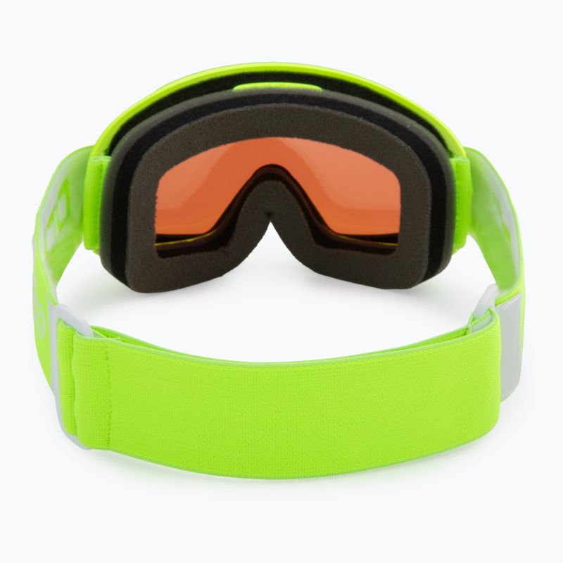 Gogle narciarskie dziecięce POC POCito Opsin fluorescent yellow/green/partly sunny light orange 3