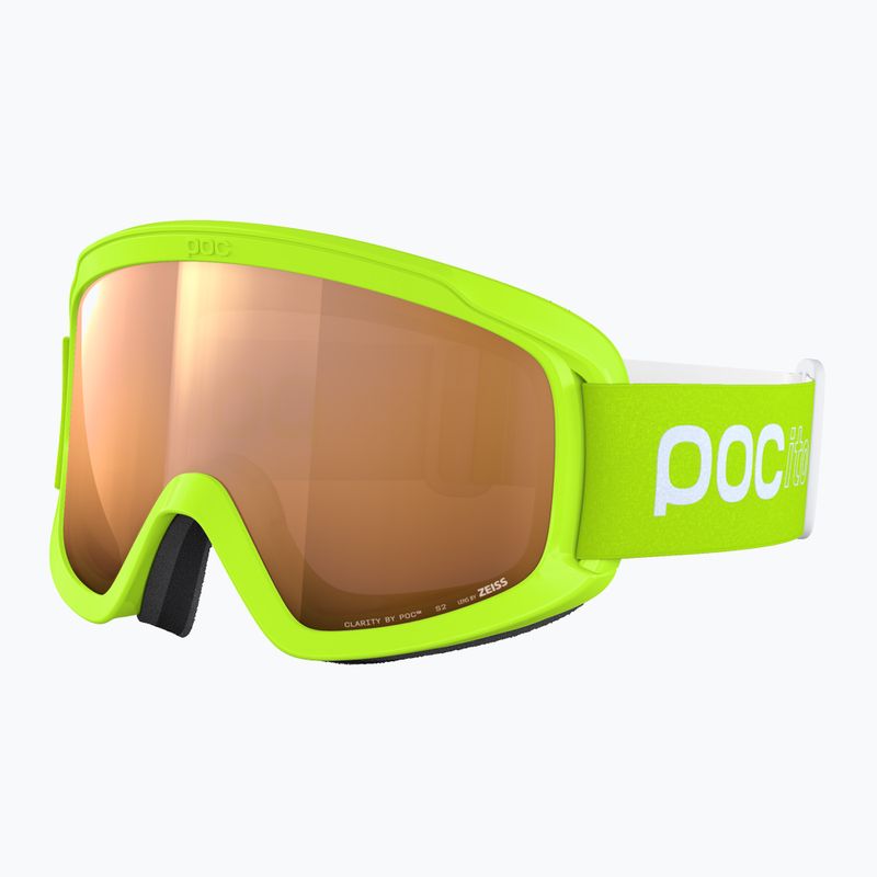 Gogle narciarskie dziecięce POC POCito Opsin fluorescent yellow/green/partly sunny light orange 4